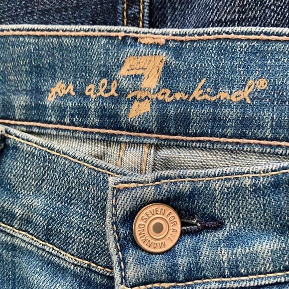 7 for all mankind low waist flair - Picture 7 of 7